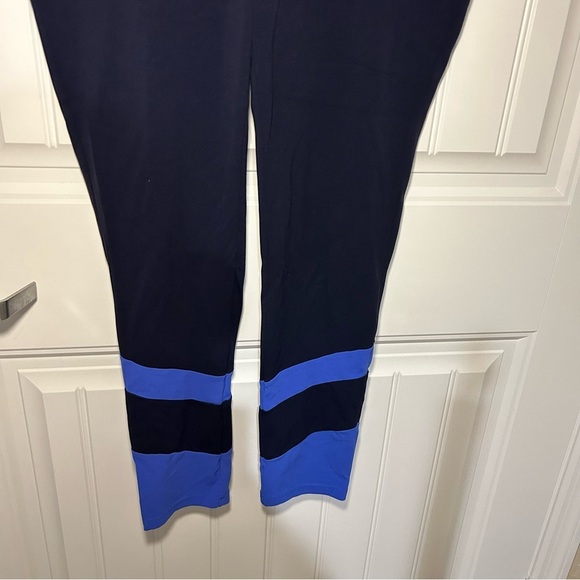 Chico’s Zenergy Navy Blue Color-block Leggings Size 12/14 - Picture 4 of 9